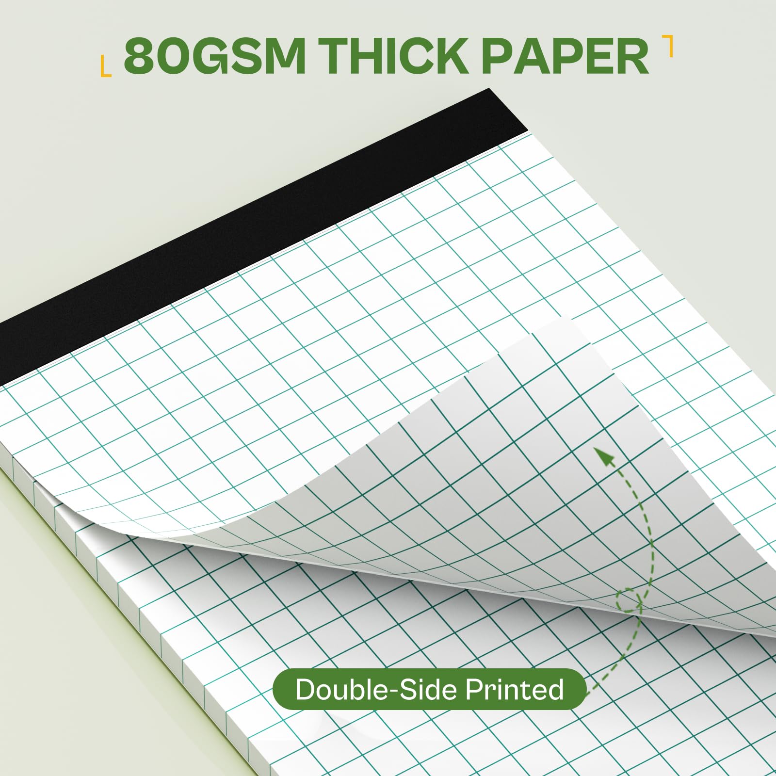 2-Pack Graph Paper Notebooks - 8.5