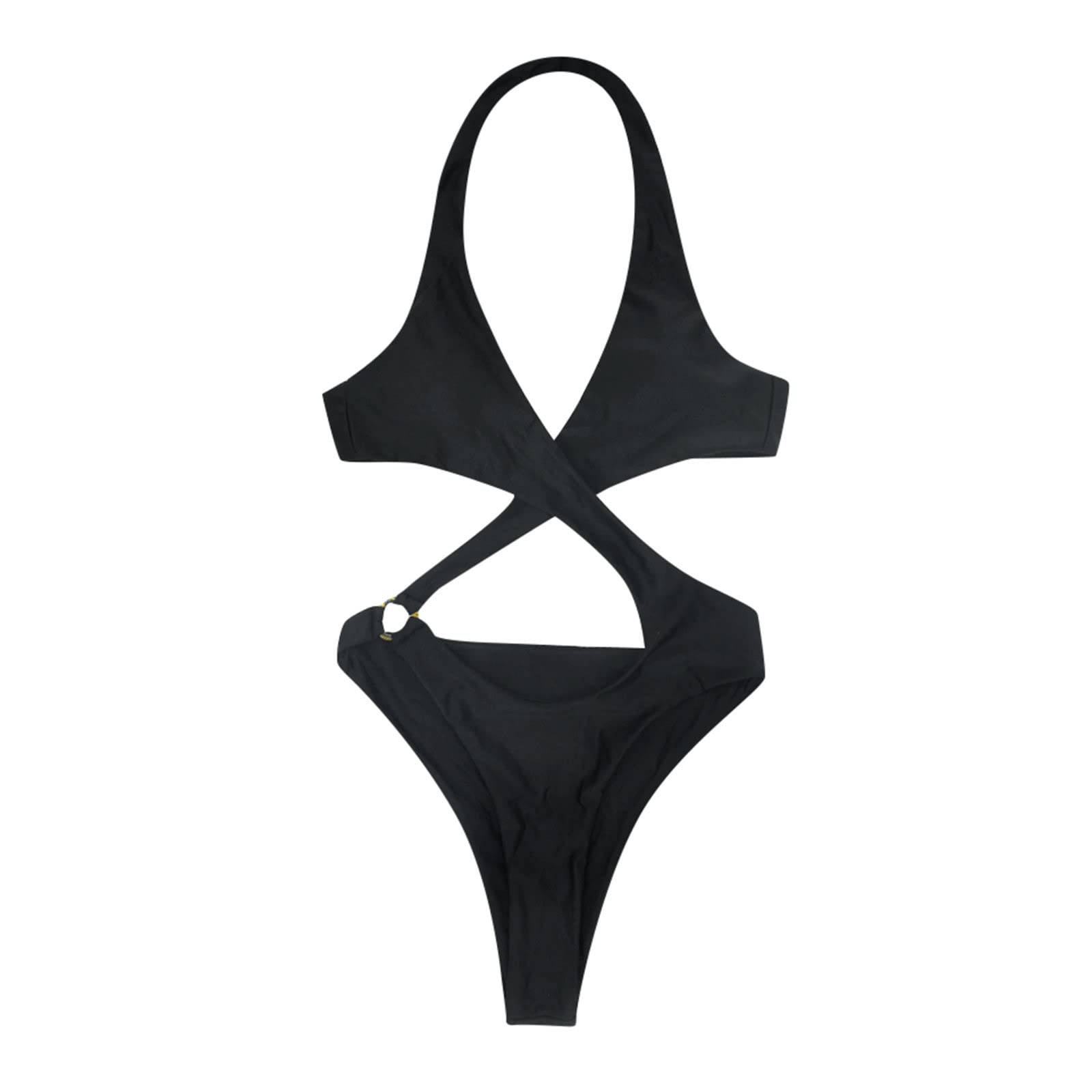 Women's High Waisted One-Piece Swimsuit - Plus Size Monokini Bathing Suit for Beach, Pool & Vacation | Tummy Control & Comfortable Swimwear