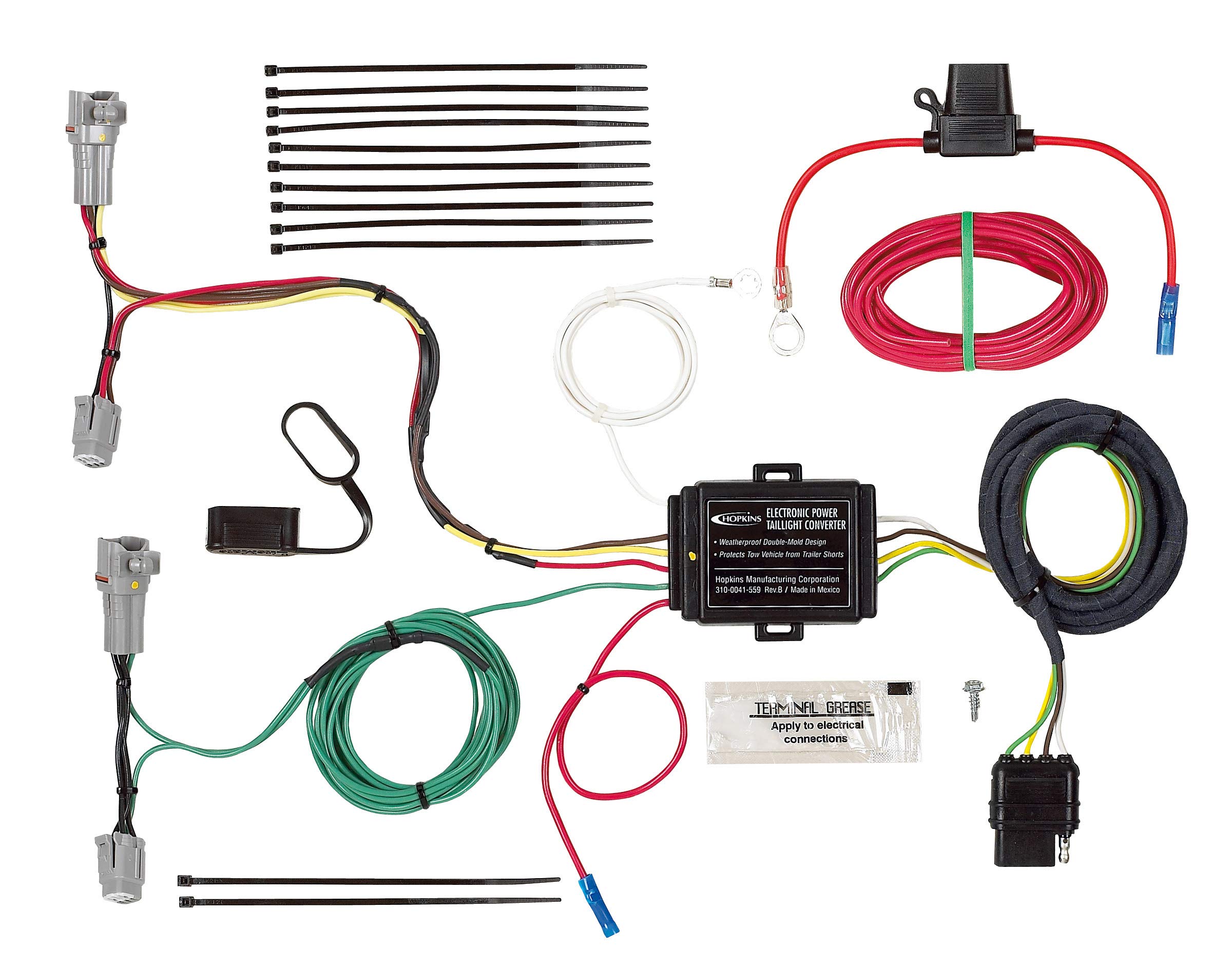 Hopkins 11143894 Plug-In Simple Vehicle Wiring Kit - Easy Installation for Trailer Lights & Towing Accessories | Perfect for Trucks, SUVs & RVs