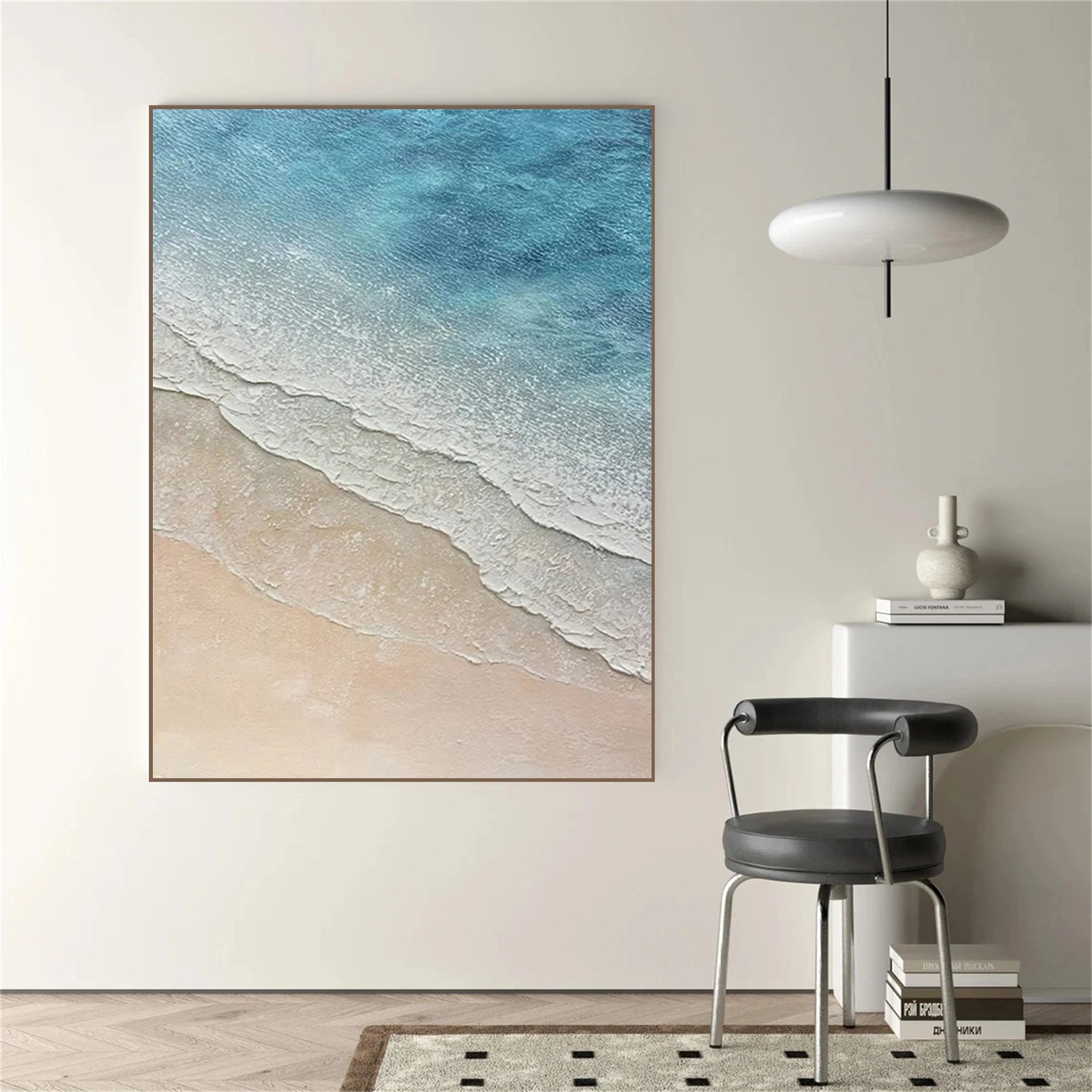 Ocean and Sky Painting #OS 248 - Handmade Canvas Wall Art for Home & Office Decor - Perfect for Living Room, Bedroom or Gift