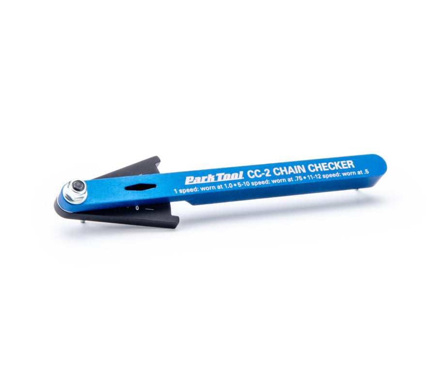 Park Tool CC-2 Chain Checker - Professional Bicycle Chain Wear Indicator for Accurate Measurement - Perfect for Road Bikes, Mountain Bikes & Cycling Maintenance