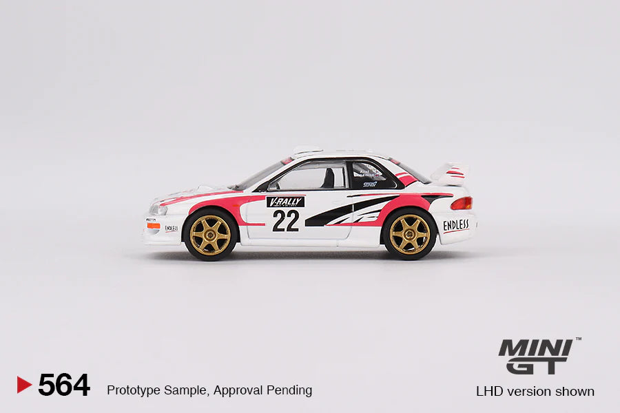 MINIGT 1:64 Scale Subaru Impreza WRC98 1999 Rally Car Diecast Model - #22 Tour de Corse Edition - Collectible Toy Car for Racing Enthusiasts & Display