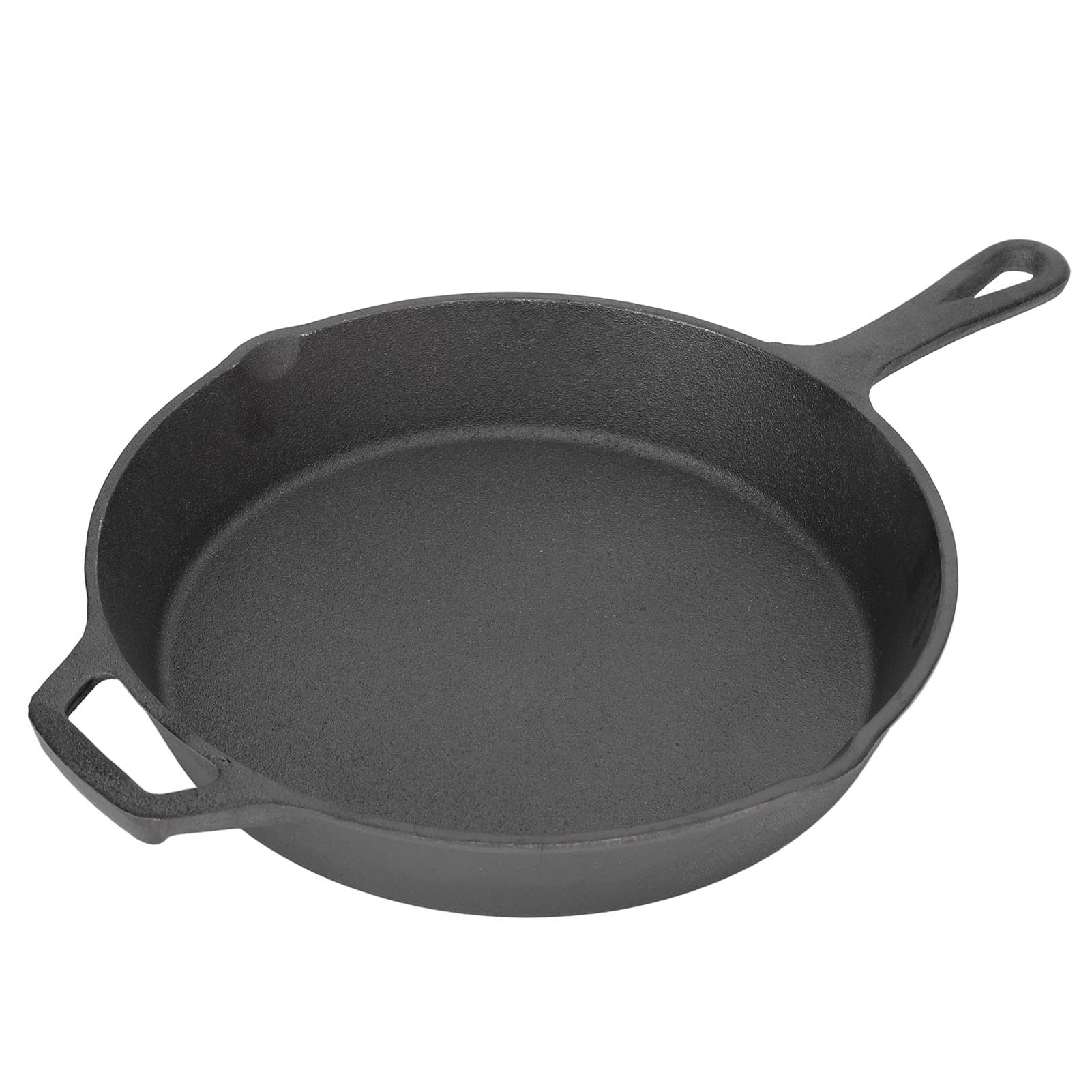 Premium 12-Inch Cast Iron Skillet - Pre-Seasoned Nonstick Frying Pan for Even Heat Distribution - Perfect for Stovetop, Oven, Grill & Campfire Cooking - Ideal for Searing Steaks, Baking Bread & Outdoor BBQ (31cm/12.5