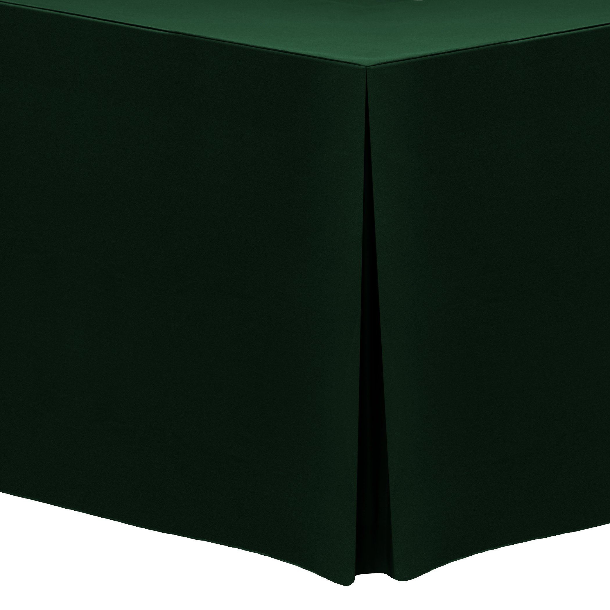 5 ft. Premium Polyester Fitted Tablecloth for 30 x 60-Inch Banquet & Folding Tables - 42