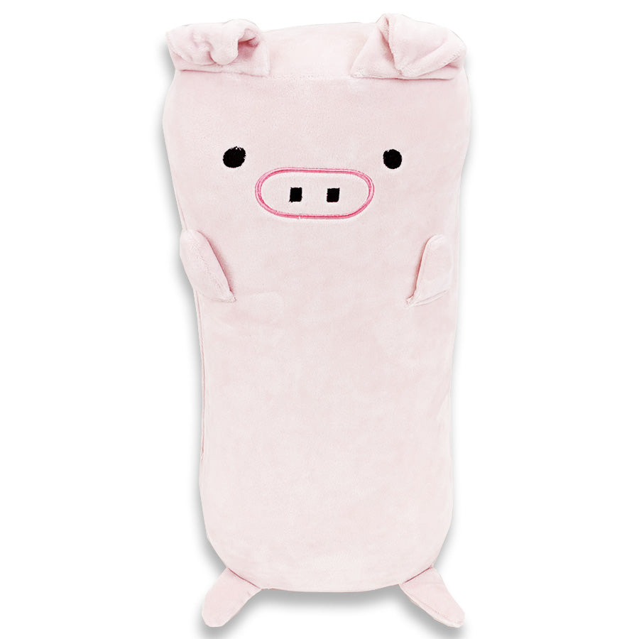 Memory Foam Pig Shaped Pillow - Wilbur The Pig Cute Animal Plush Pillow for Kids & Adults | Perfect for Bedroom Decor, Nursery, Sofa & Gift Giving