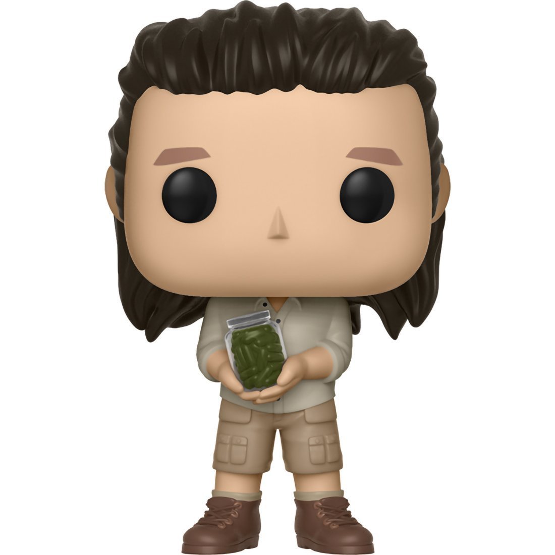 Funko Pop! The Walking Dead Eugene #576 Vinyl Figure with Pop Protector Case - Collectible Action Figure for TV Show Fans, Perfect for Display & Gifts