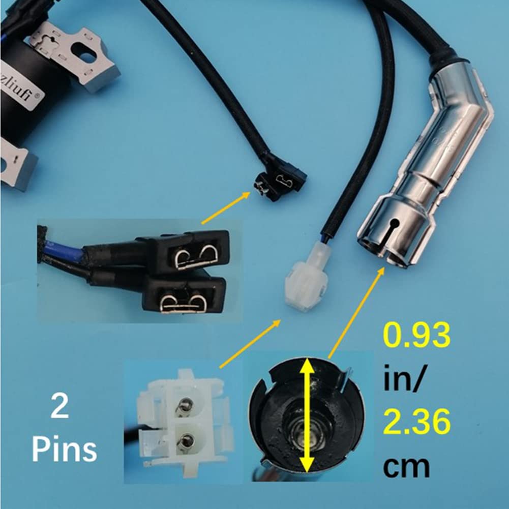 Ignition Module Coil Magneto Armature Compatible with MTD Cub Cadet Troy-Bilt 951-15023 751-15023 - Replacement for Engine Model Z762 - Perfect for Lawn Mower & Small Engine Repair