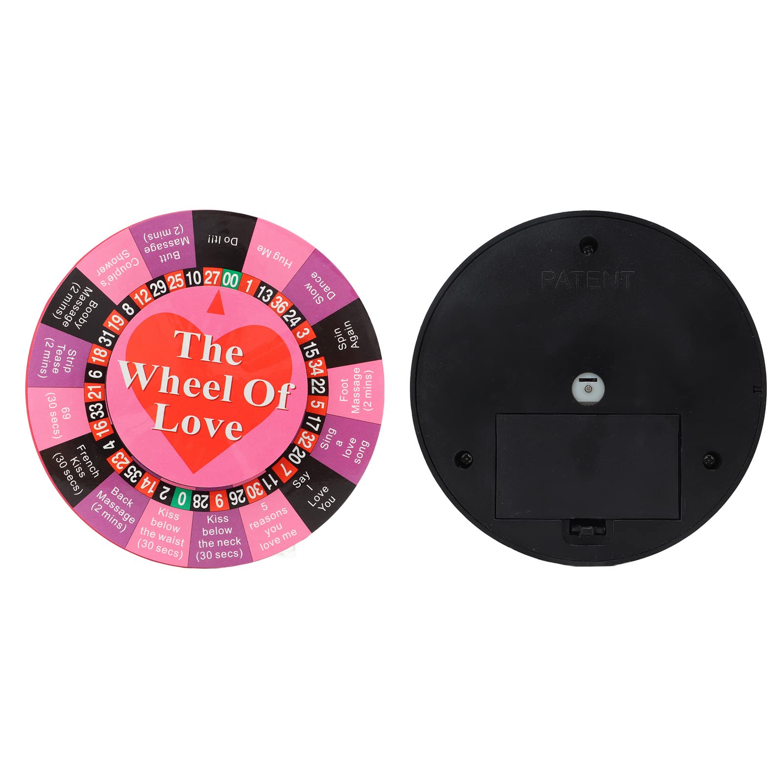 Spinning Wheel of Love - Romantic Couples Sex Game with 17 Exciting Ways to Play | Portable Adult Party Game Set | Perfect for Date Nights, Bachelor Parties & Intimate Gifts