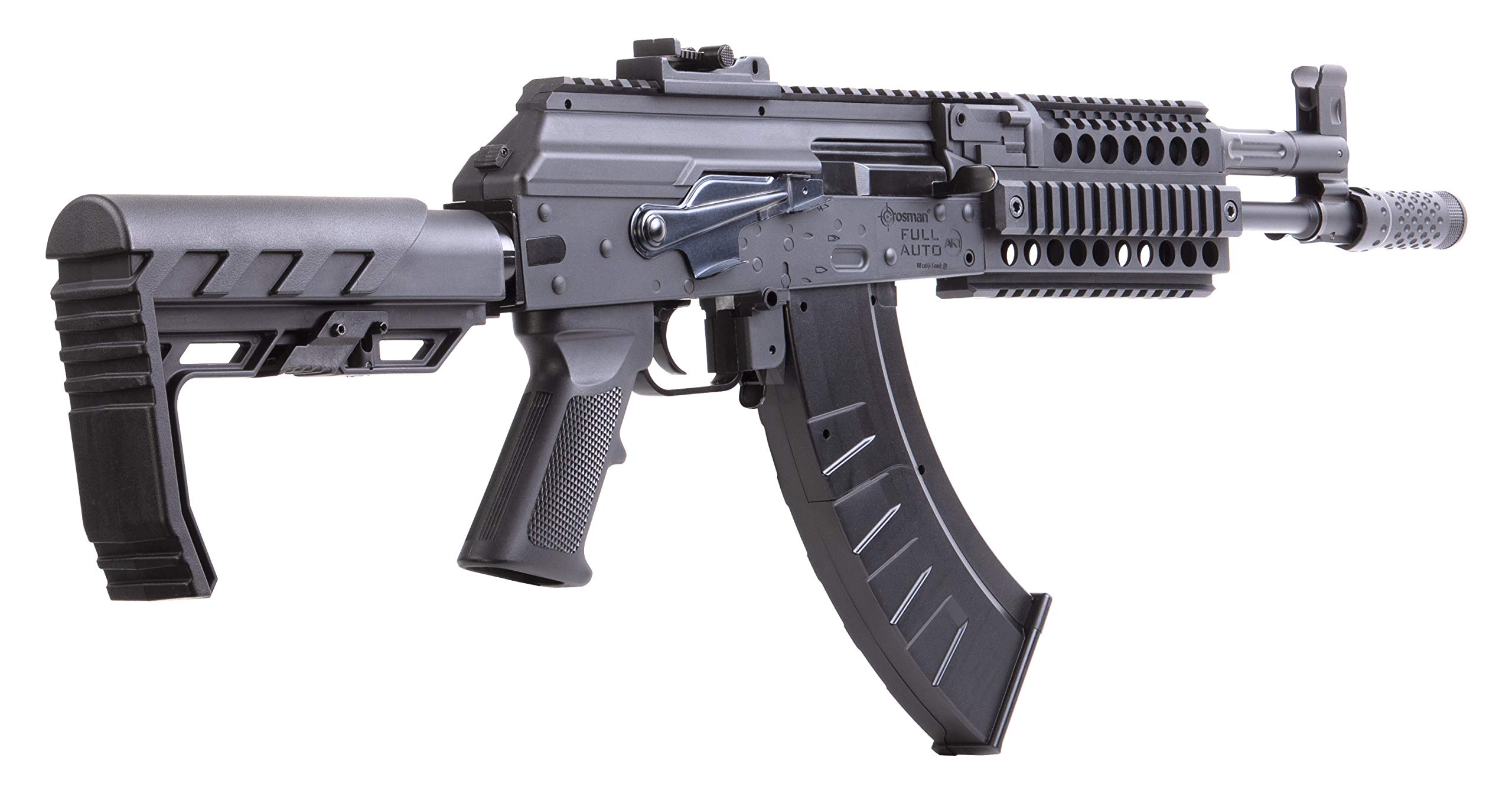 Crosman CAK1 Full & Semi-Auto 4.5mm BB Air Rifle - Powerful Pellet Gun for Target Shooting, Plinking & Outdoor Fun