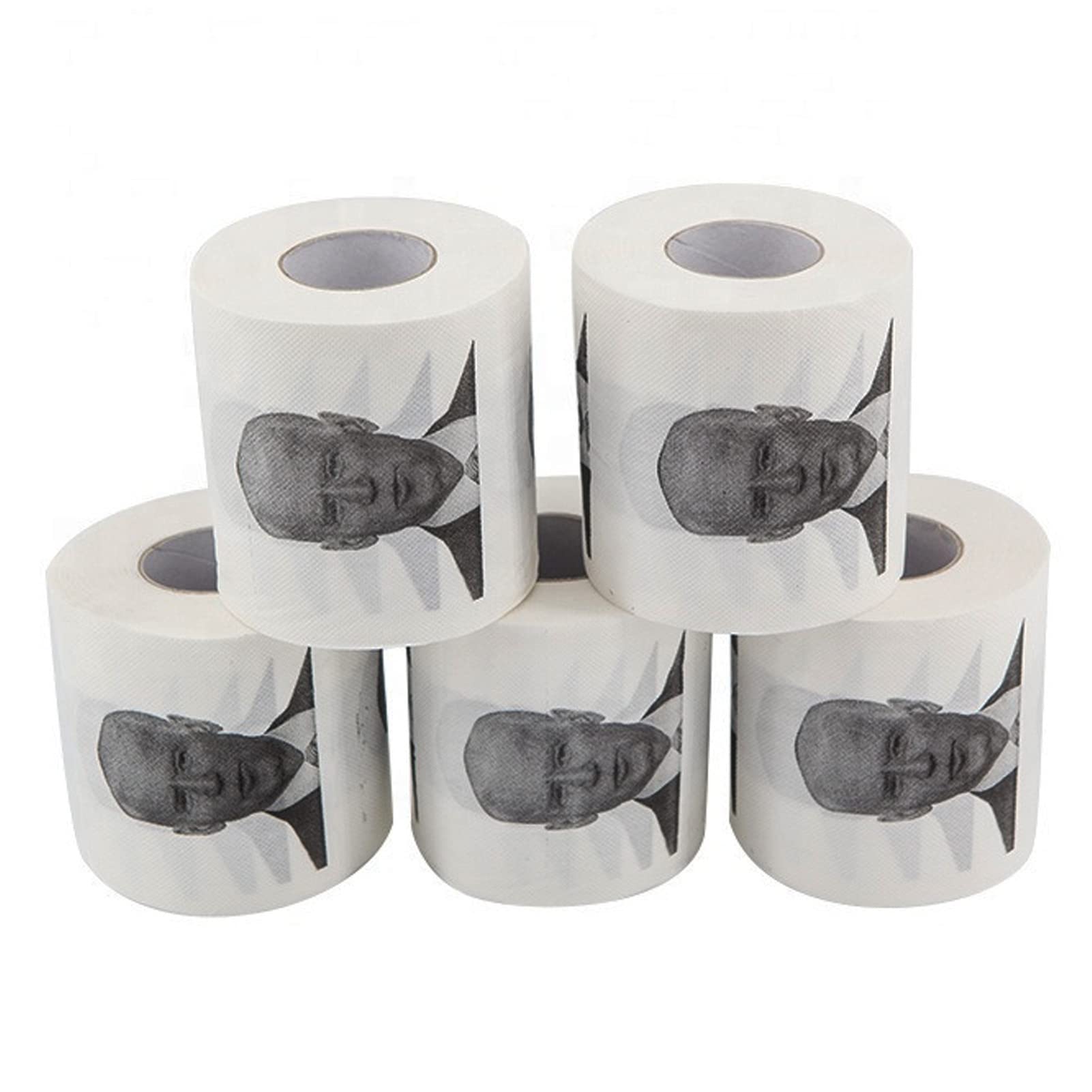 Funny Prank Toilet Paper - 5 Rolls 3-Ply Bathroom Tissue with Printed Jokes (150 Sheets per Roll) | Great for Gag Gifts, Office Pranks & Bathroom Humor