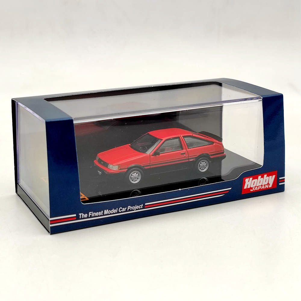 1/64 Scale Toyota Corolla Levin AE86 3-Door GT Apex 1983 Red Diecast Model Car - Limited Edition Collectible Toy for Car Enthusiasts & Hobbyists | Perfect for Display, Gifts, and Japanese Car Model Collections (HJ641037ARK)