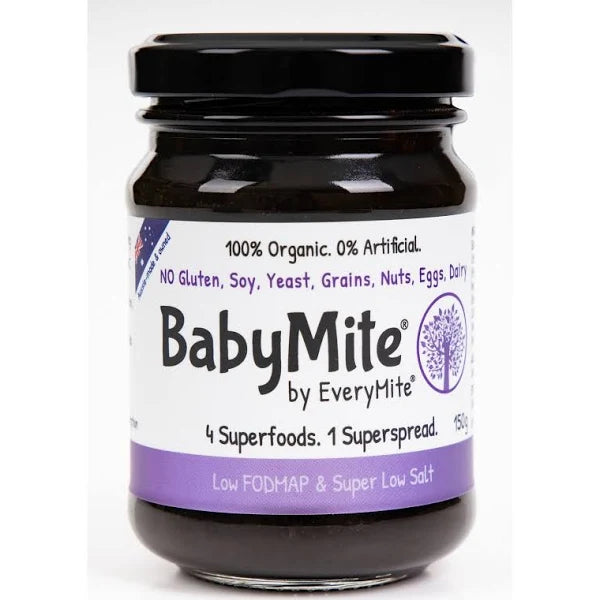 EVERYORGANICS EveryMite Baby Food - Low FODMAP & Super Low Salt Formula for Sensitive Tummies | Gentle Nutrition for Infants with Digestive Issues | Perfect for Mealtime & On-the-Go Feeding