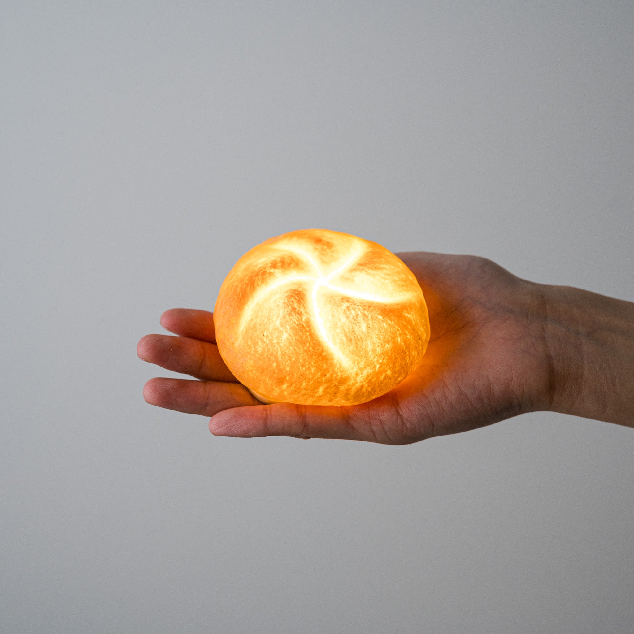 PAMPSHADE Real Bread Lamp - Handmade Kaiser Bread Night Light by Yukiko Morita | Unique Home Decor for Bedroom, Cafe & Gift Ideas