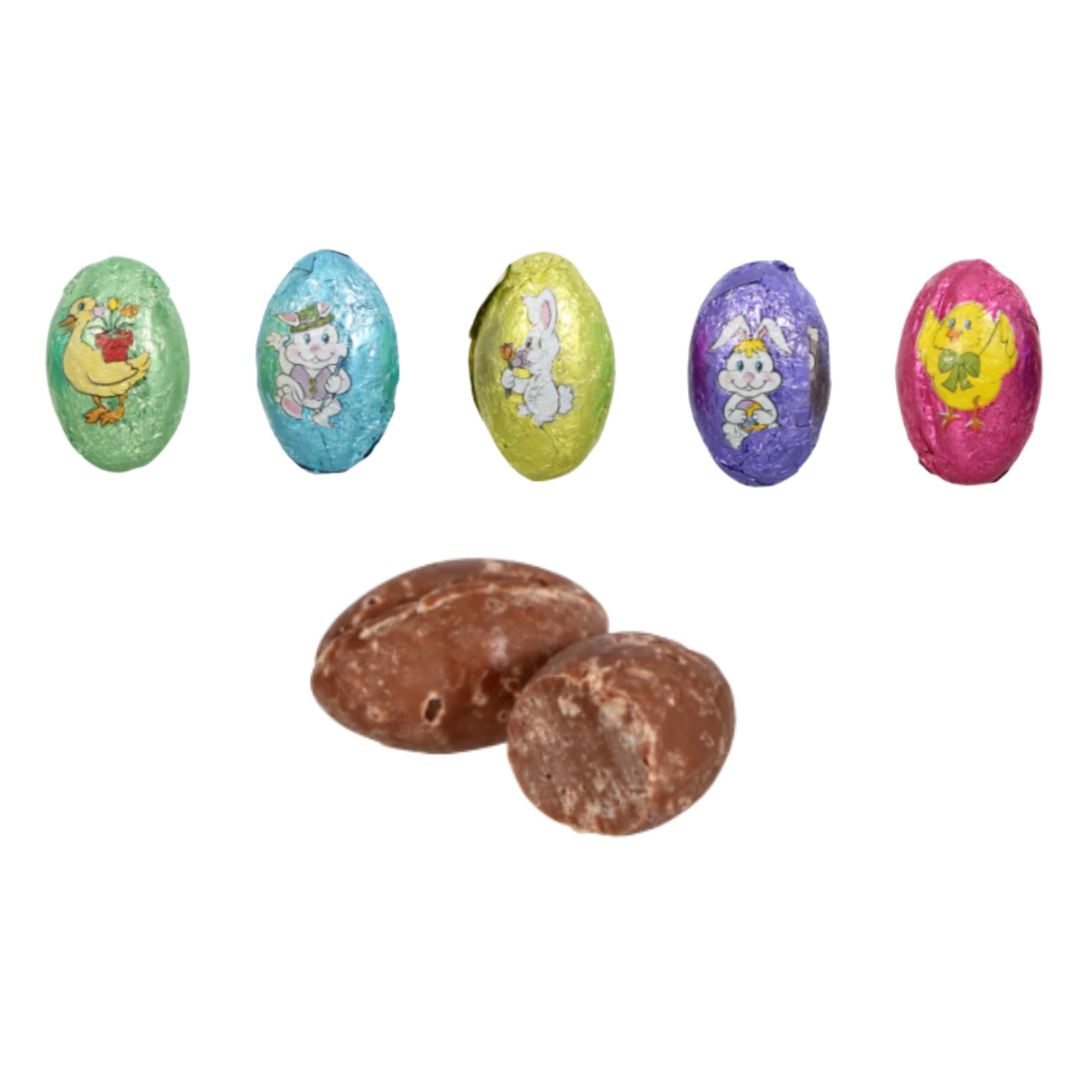 Double Chocolate Crispy Easter Eggs - Crunchy Chocolate Treats for Easter Baskets, Egg Stuffers & Party Favors - 4.5oz (6 Bags) - Perfect for Easter Celebrations, Gift Giving & Holiday Snacking