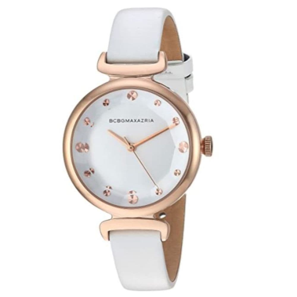 BCBGMAXAZRIA BG50682008 Women's Luxury Fashion Watch - Elegant Stainless Steel Band & Crystal Accents for Everyday Wear & Special Occasions