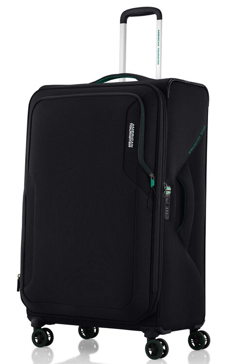 American Tourister Applite 5.0 82/31 Black Spinner Luggage - Lightweight Expandable Suitcase for Travel, Business Trips & Weekend Getaways
