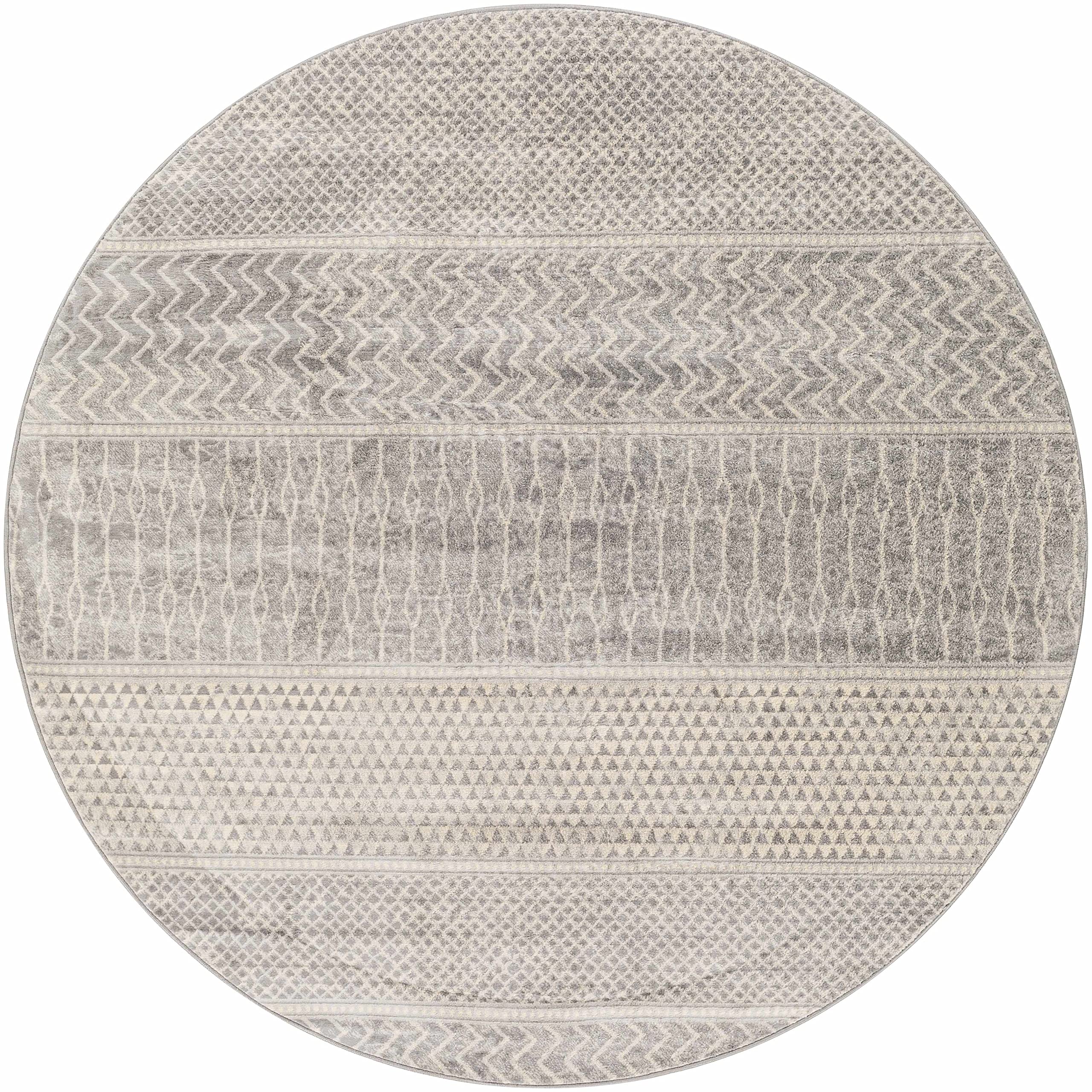Hauteloom Bingham Modern Round Area Rug 7'10