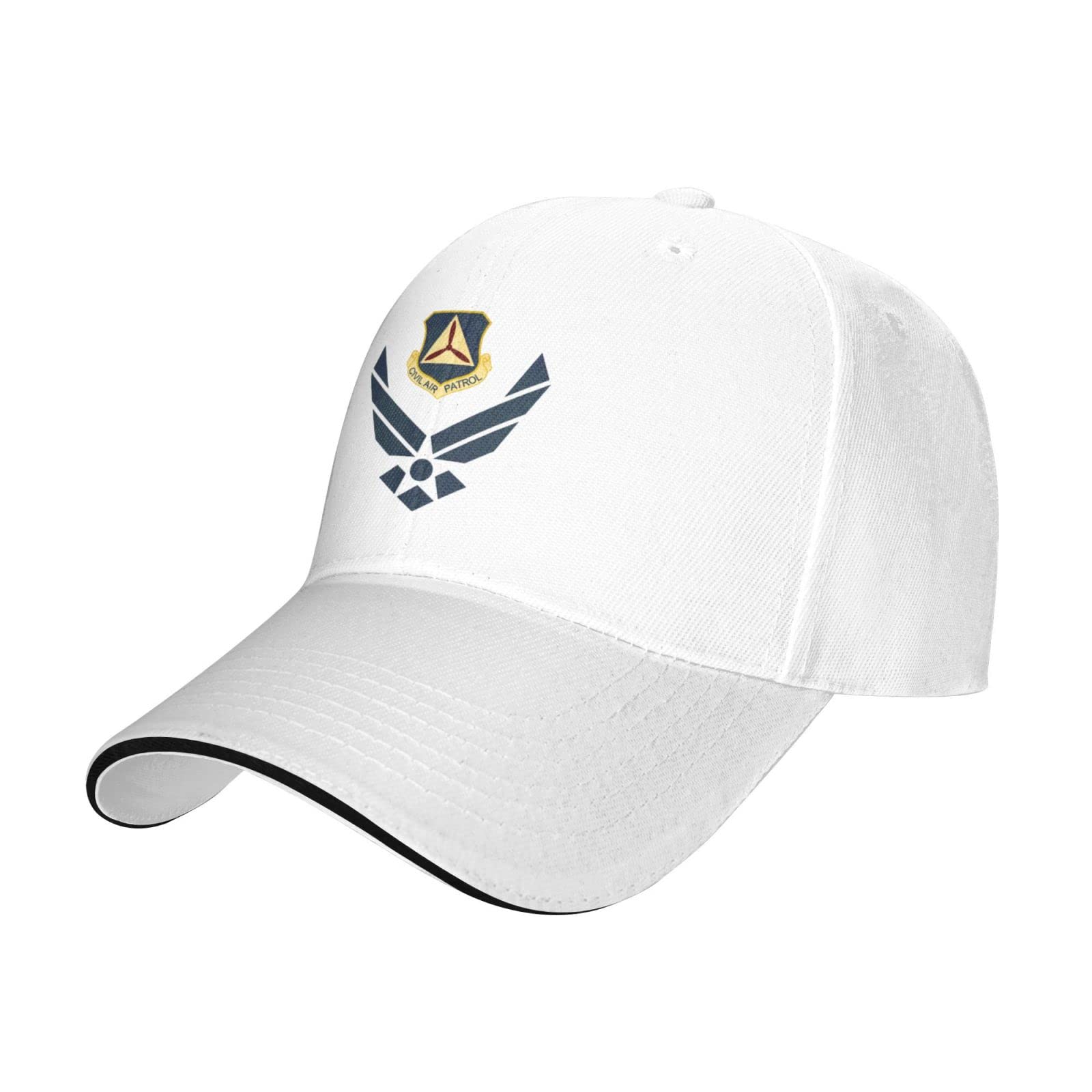 Air Force Civil Air Patrol Baseball Cap - Adjustable Duck Bill Military Style Hat for Men & Women - Black - Perfect for Outdoor Activities, Military Events & Casual Wear