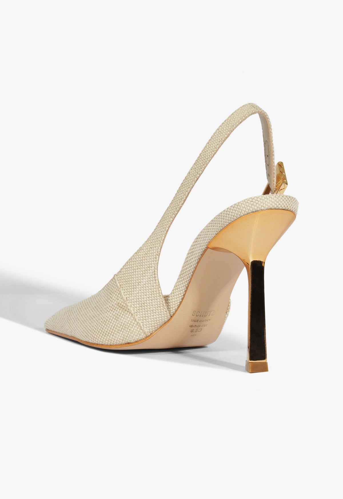 Ciara Women's High Heel Stiletto Pumps - Beige Pointed Toe Dress Shoes for Party, Wedding & Evening Wear