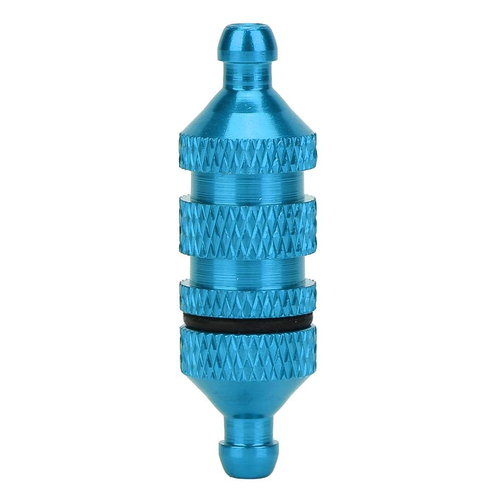 Wosume High Performance Aluminum Alloy Oil Filter for 1:8 & 1:10 RC Cars - Lightweight & Durable Fuel Filter (Blue) - Perfect for RC Racing, Off-Roading & Hobbyist Maintenance
