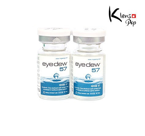 Eyedew57 Clear Contact Lenses (2-Pack) - 6 Month Supply - Comfortable Daily Wear for Vision Correction & Natural Look