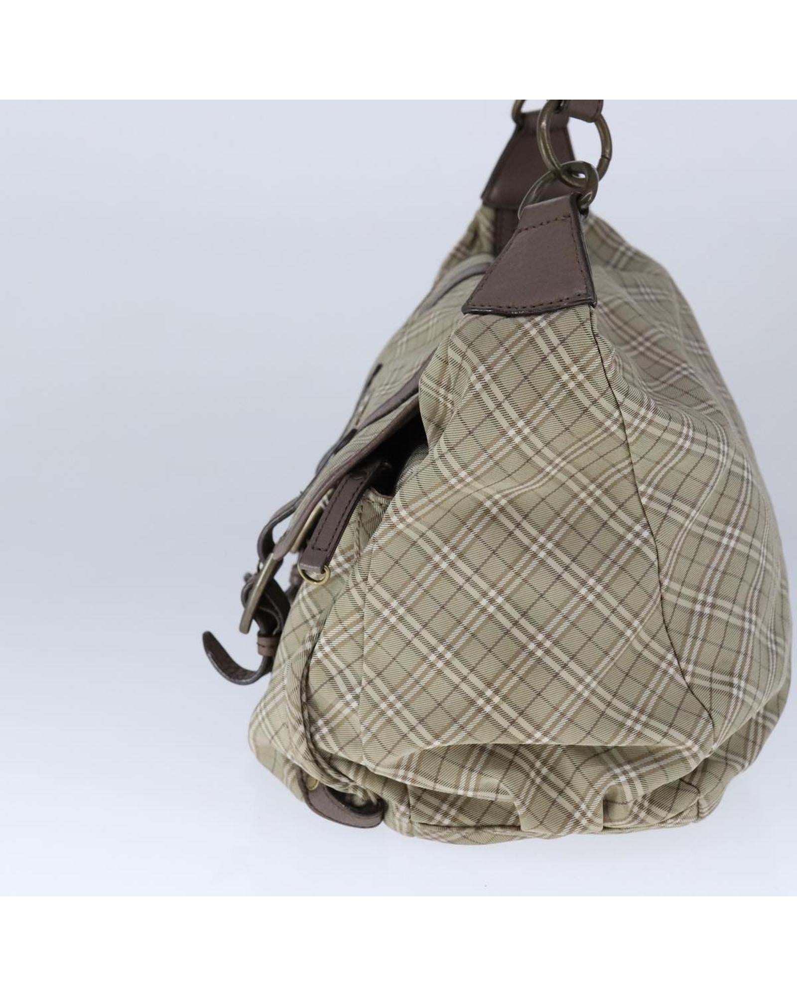 Stylish Beige Plaid Shoulder Bag for Women - Fashionable Crossbody Purse with Adjustable Strap - Perfect for Work, Travel & Daily Use