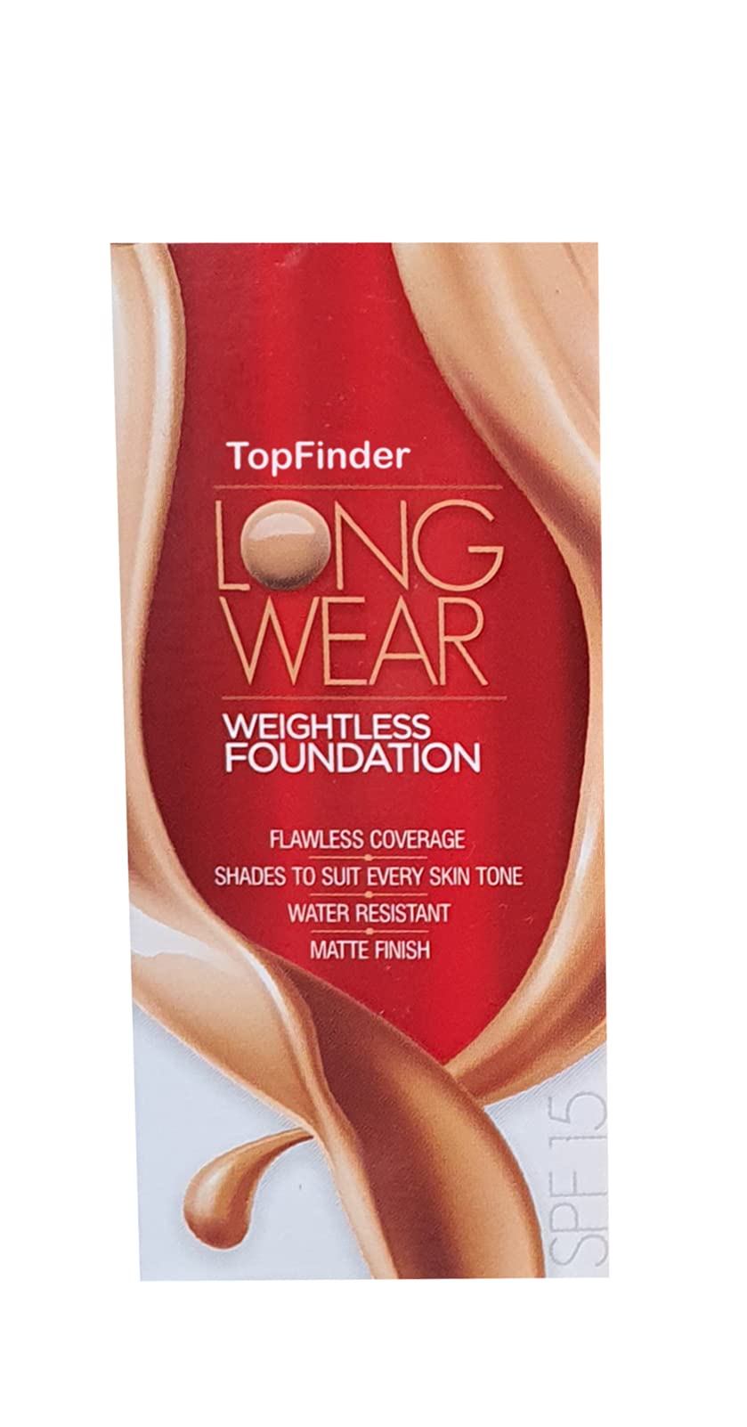 TopFinder® Waterproof Liquid Foundation with SPF 15 - HD Natural Glow Face Makeup for Women | Highlighter & Corrector | Hydrating Formula for Dry Skin | Perfect for Daily Wear, Photo Shoots & Special Occasions