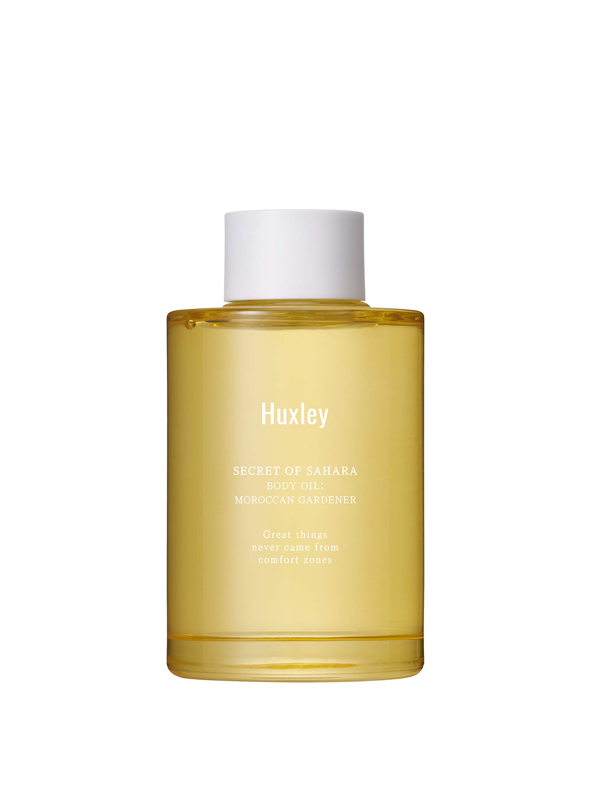 Huxley Secret of Sahara Body Oil - Moroccan Gardener 3.38 fl oz | Korean Nourishing Body Oil for Dry Skin | Hydrating & Moisturizing | Perfect for Daily Skincare & Spa Treatments