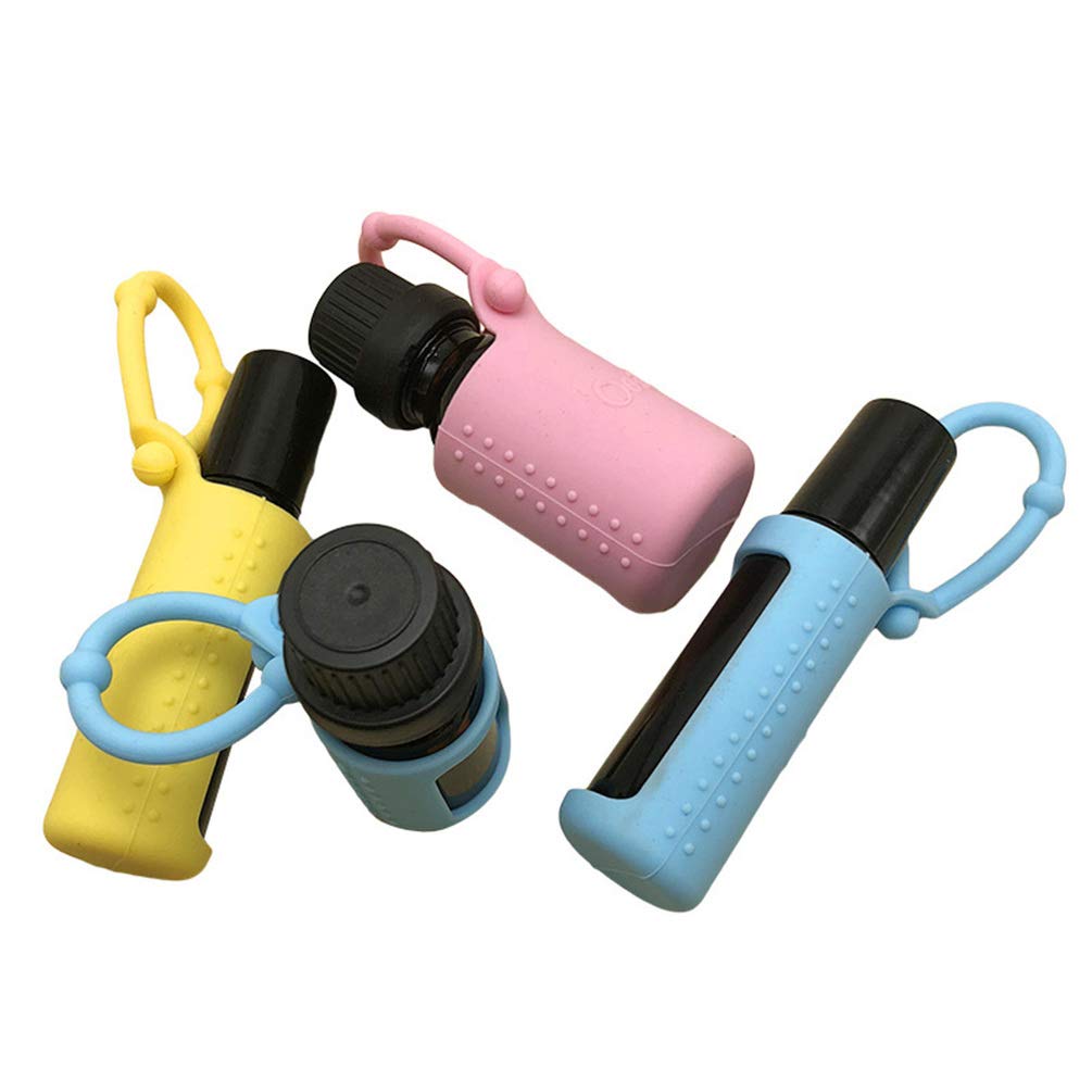 Exceart Essential Oil Roller Bottle Sleeve - 6 Pack Aromatherapy Roller Bottle Holder for Travel & Storage | Perfect for DIY Blends, On-the-Go Use & Gift Giving