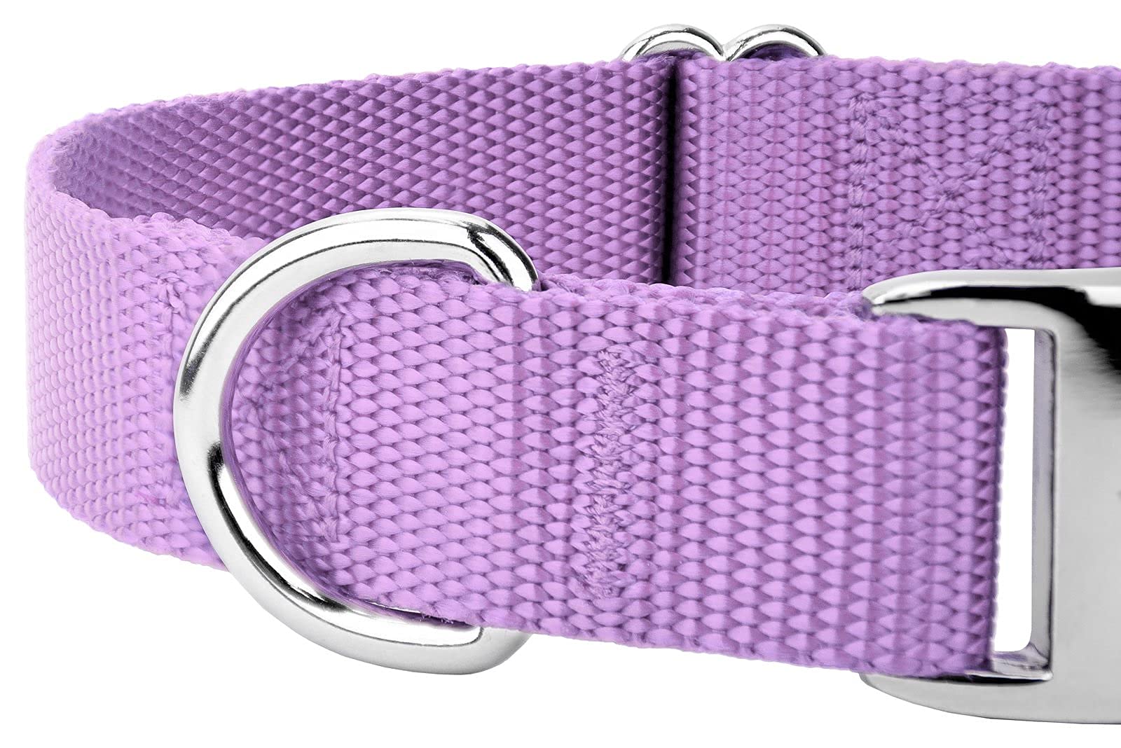 Premium Nylon Dog Collar with Metal Buckle for Small, Medium & Large Breeds - 30+ Vibrant Colors (XL, 1