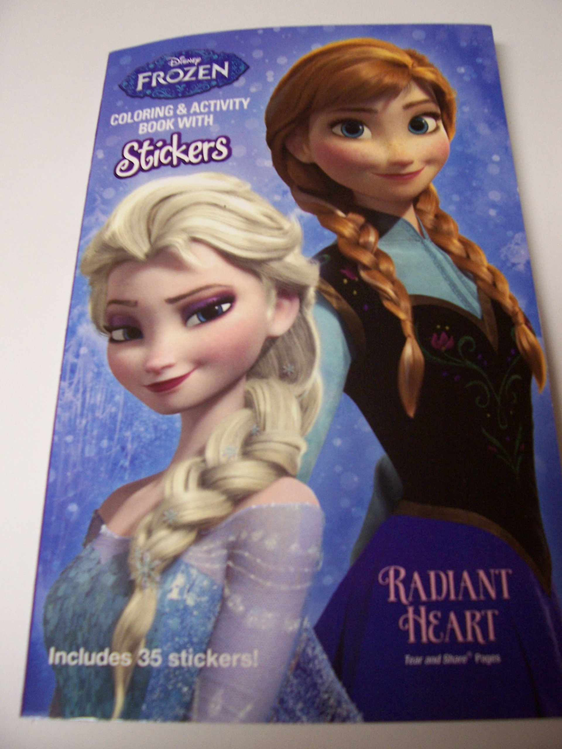 Disney Frozen Coloring & Activity Book with Stickers - Radiant Heart (4.25