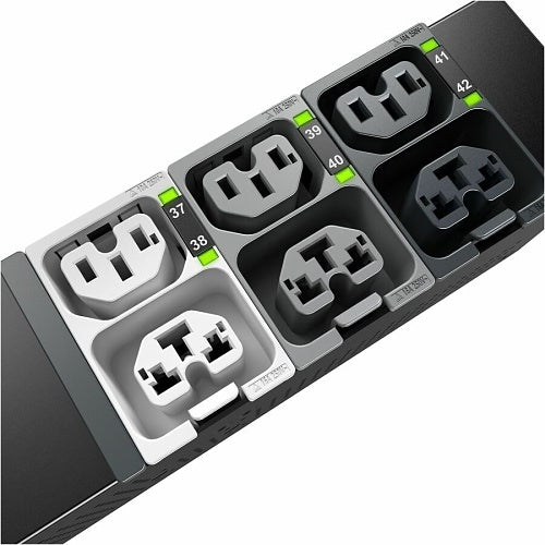 APC APDU10151ME NetShelter Rack PDU Advanced - Metered 30A 208V Power Distribution Unit with 40 Outlets & NEMA L6-30P Plug for Data Center Server Racks and Network Equipment