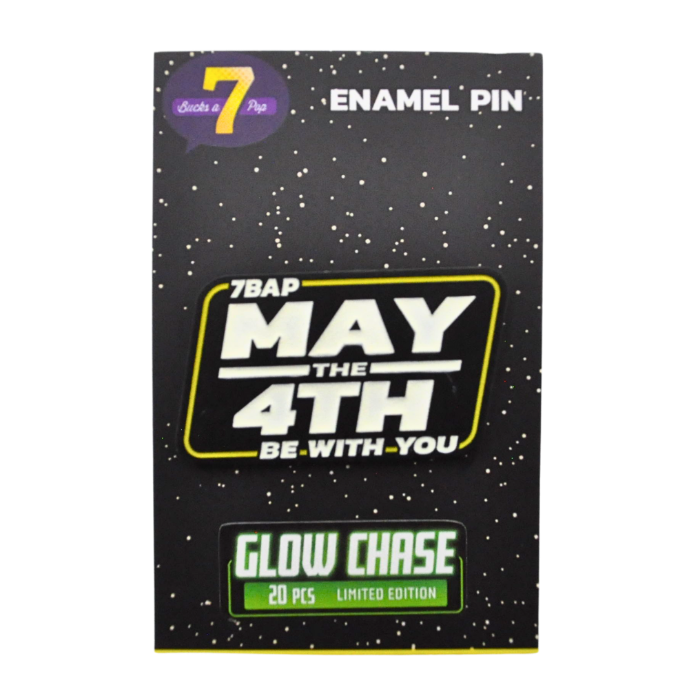 Star Wars May the 4th Glow in the Dark Enamel Pin Set - 20pcs Limited Edition Mystery Grail Collectible for Fans, Cosplay & Gift Giving