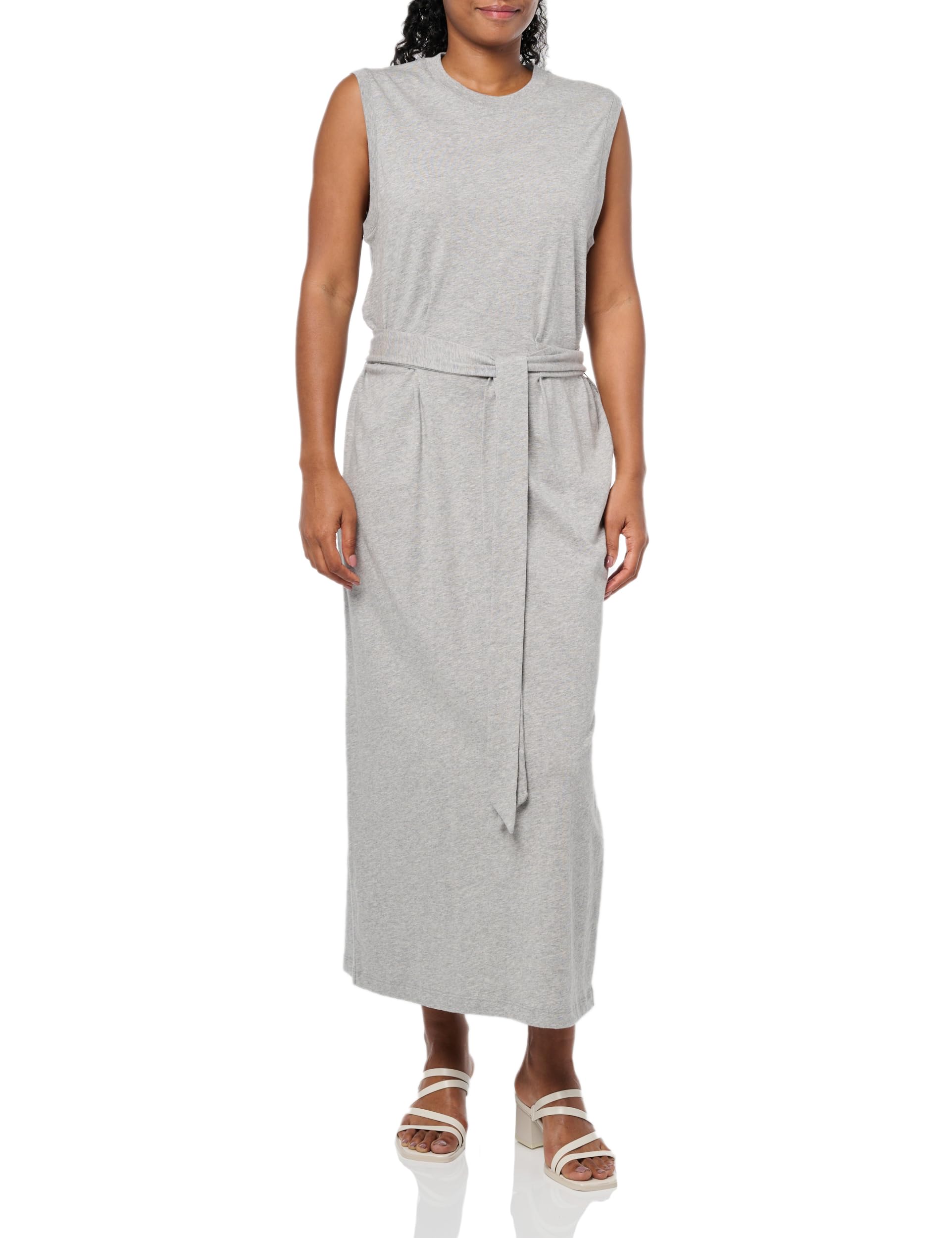 Vince Women's Sleeveless Wrap Dress - Flattering Summer Midi Dress for Casual & Office Wear | Perfect for Weddings, Parties & Date Nights