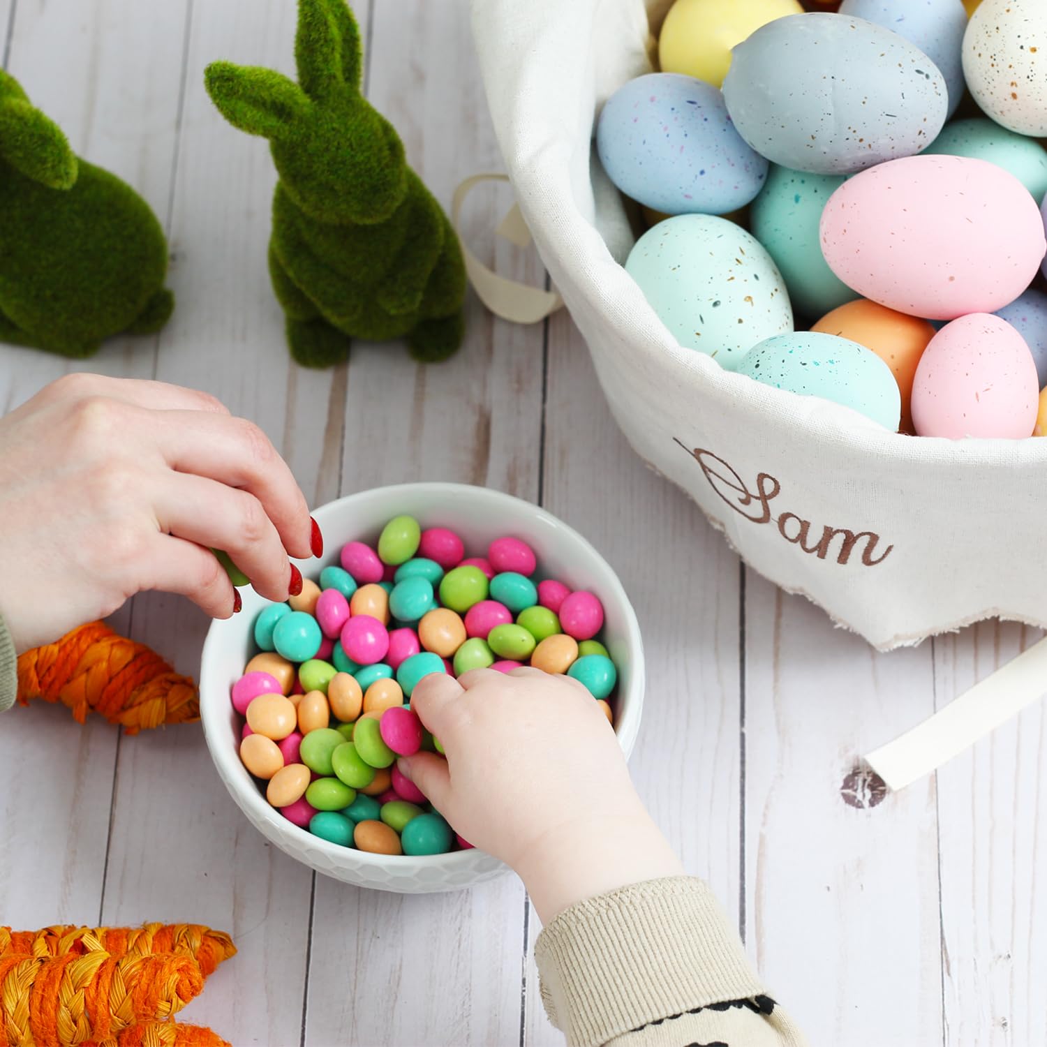 Pastel Chocolate Mints - 2 LB Bulk Candy | Gourmet After Dinner Mints | Candy Coated Lentil Sweets for Weddings, Parties & Favors | Perfect for Dessert Tables, Candy Buffets & Gift Bags
