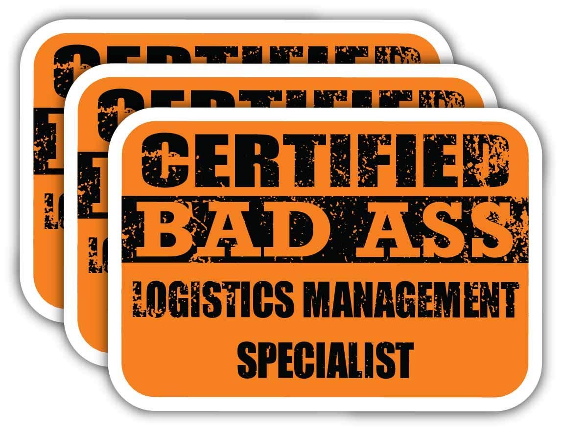 Certified Logistics Stickers - 3M Vinyl Decals for Laptops & Cars | Funny Job Gifts