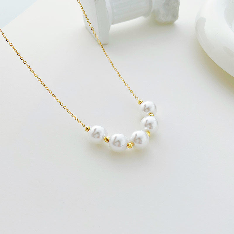 Elegant Freshwater Pearl Choker Necklace for Women | Classic White Pearl Jewelry Gift for Brides, Party & Special Occasions | A8286
