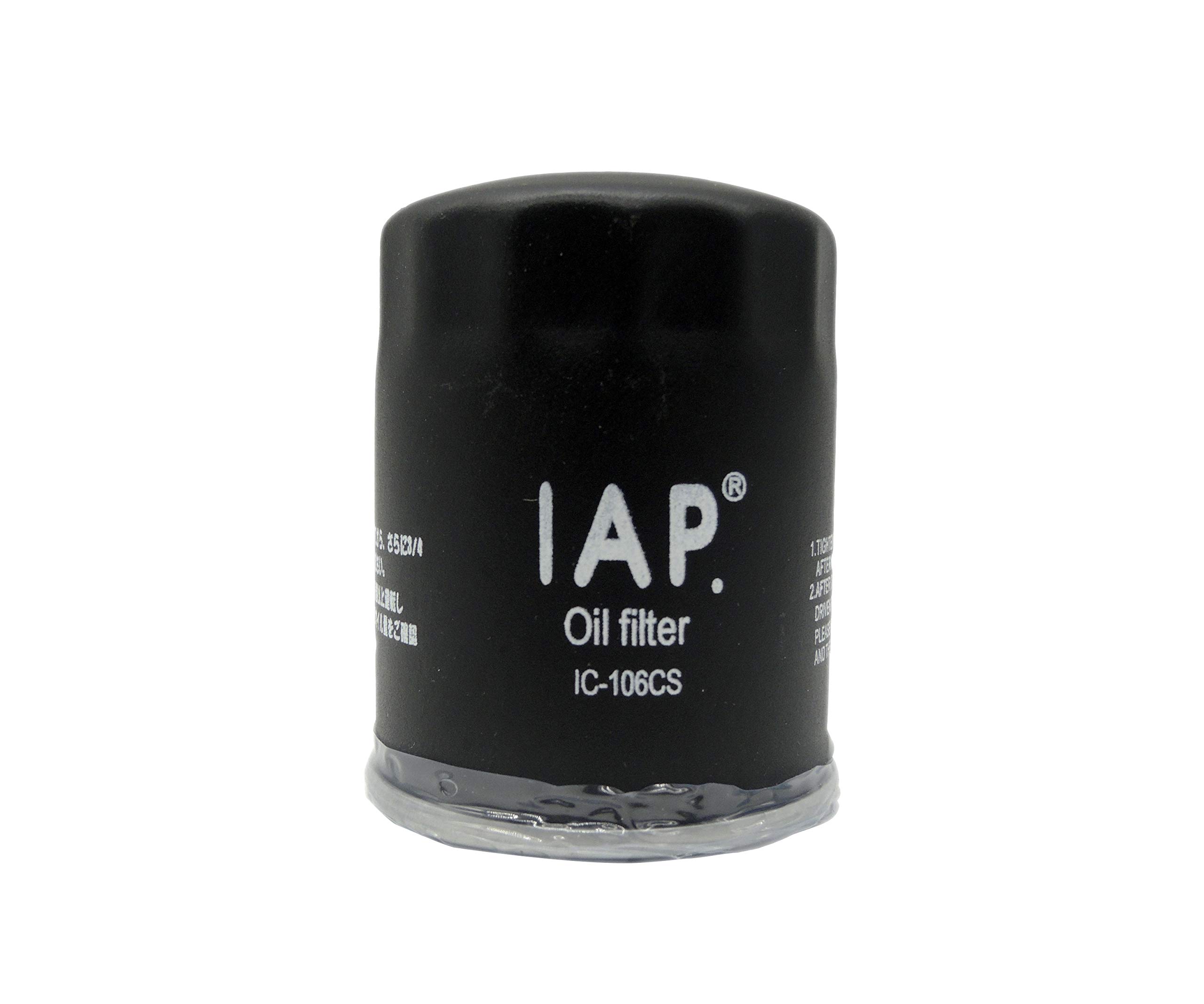 Premium Oil Filter Replacement IAP IC-106CS - Compatible with Honda, Infiniti, Mitsubishi Passenger Cars | High Performance Engine Protection for City Driving & Long Commutes