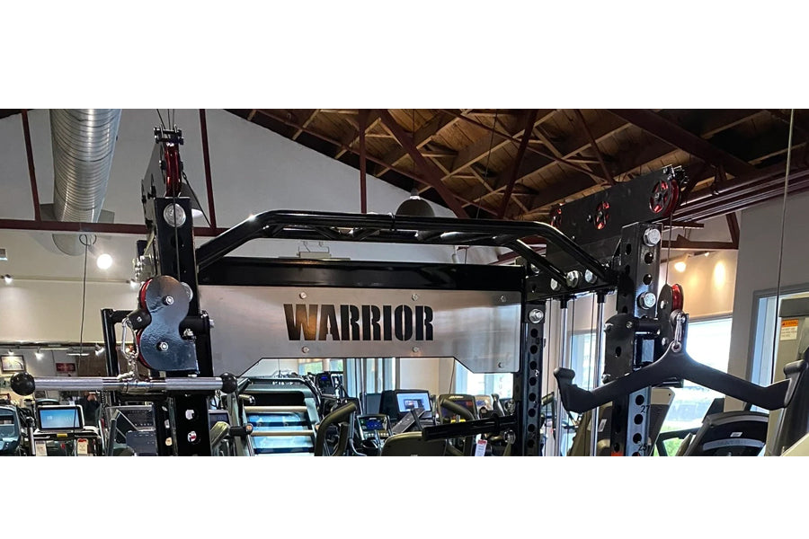 Warrior 2.0 Cable Crossover Pulley System - Power Rack Gym Equipment for Home & Commercial Use - Strength Training Machine for Full Body Workouts - Perfect for Weight Lifting, CrossFit & Functional Fitness