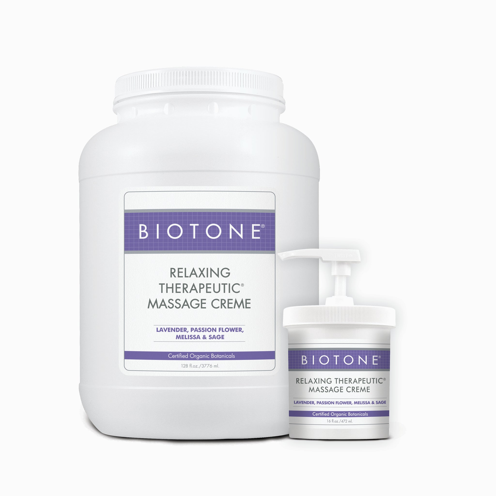 BIOTONE® Relaxing Therapeutic Massage Cream - Professional Grade Massage Lotion for Deep Tissue & Swedish Massage - Perfect for Spa, Home Use & Muscle Recovery