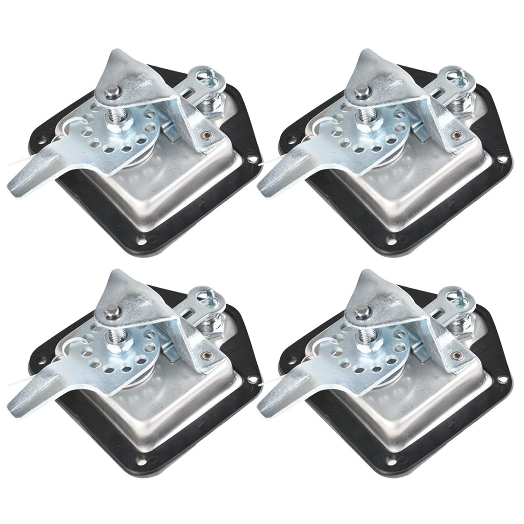 Stainless Steel Trailer Door Latch T-Handle Lock with Keys - 4 Pcs Replacement for RV, Camper, Truck Bed & Toolboxes - Secure Your Cargo During Transport & Storage