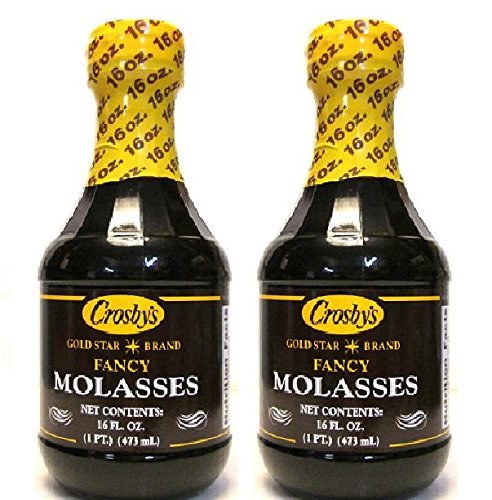 Organic Crosby Fancy Molasses - 2 Pack (16 oz Each) | Pure Unsulphured Blackstrap Molasses for Baking, Cooking & Smoothies | Vegan, Gluten-Free Sweetener for Gingerbread, BBQ Sauce & Healthy Drinks