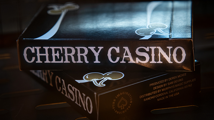 Premium Cherry Casino Monte Carlo Black & Gold Playing Cards – Elegant Poker, Blackjack & Card Games for Casino Nights, Parties & Magic Tricks