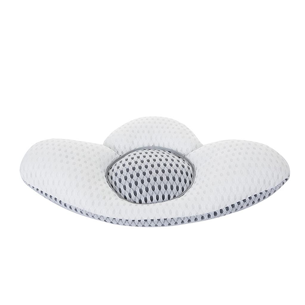 Organic Buckwheat Pregnancy Pillow for Back & Waist Support - White Lumbar Herniation Protector for Sleeping, Maternity & Postpartum Comfort - Perfect for Side Sleepers & Pain Relief