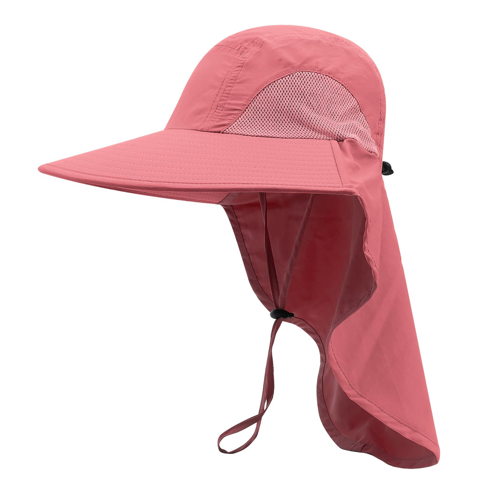 CLAPE UPF 50+ Sun Protection Hat for Men & Women - Wide Brim Fishing Hat with Neck Flap, Quick Dry & Breathable Safari Hiking Cap - Perfect for Outdoor Activities, Beach, Fishing, and Travel
