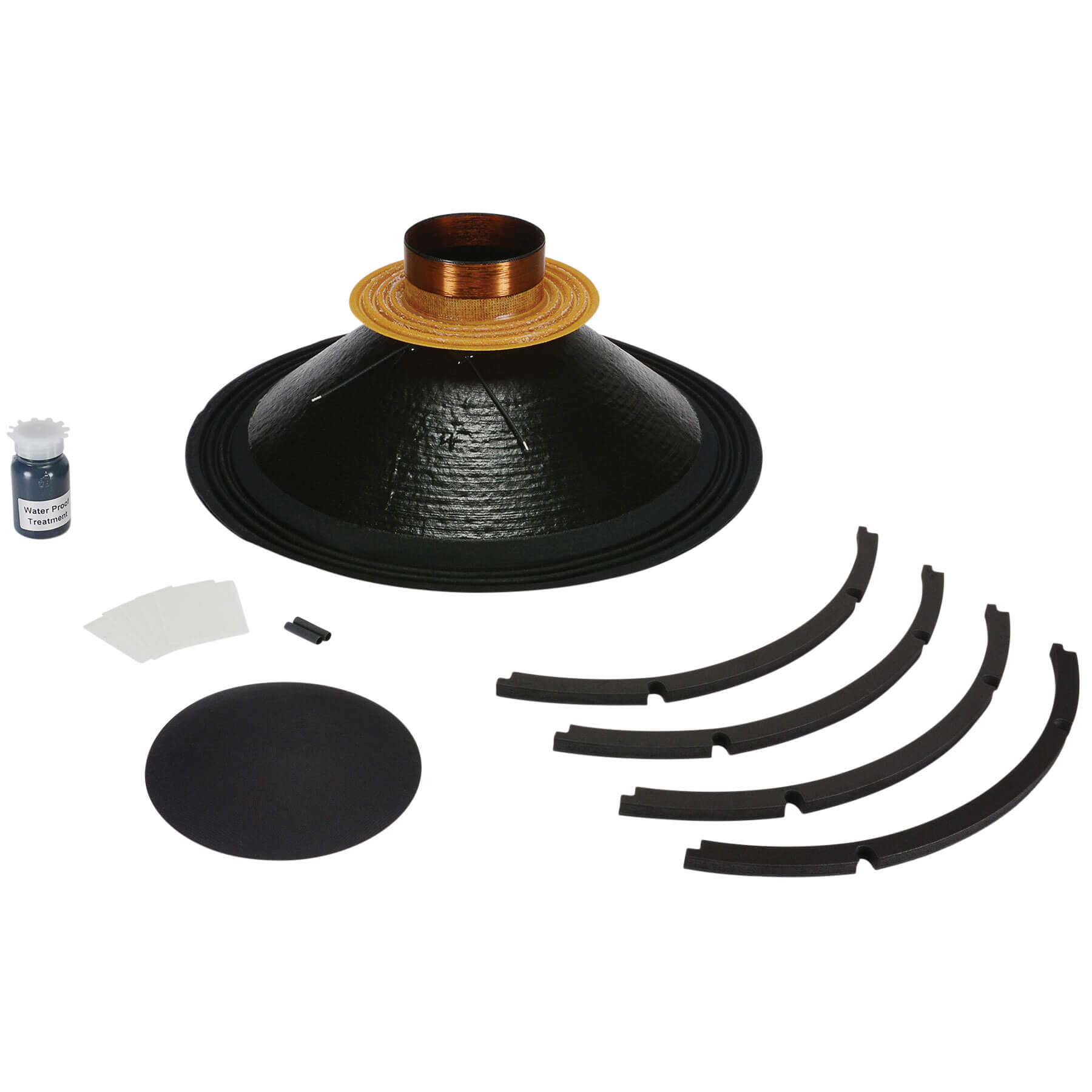 B&C R18TBX100 8 Ohm Speaker Recone Kit - High Performance Woofer Repair Kit for Pro Audio & PA Systems - Special Order