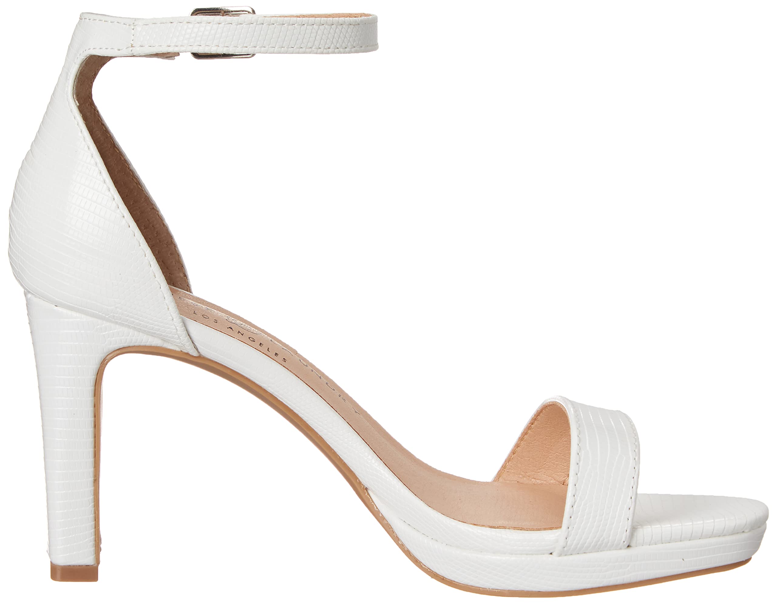 Chinese Laundry Women's Tinie Lizard Heeled Sandal - Stylish Leather Strappy Sandals for Women, Comfortable Block Heels for Parties, Weddings & Night Out