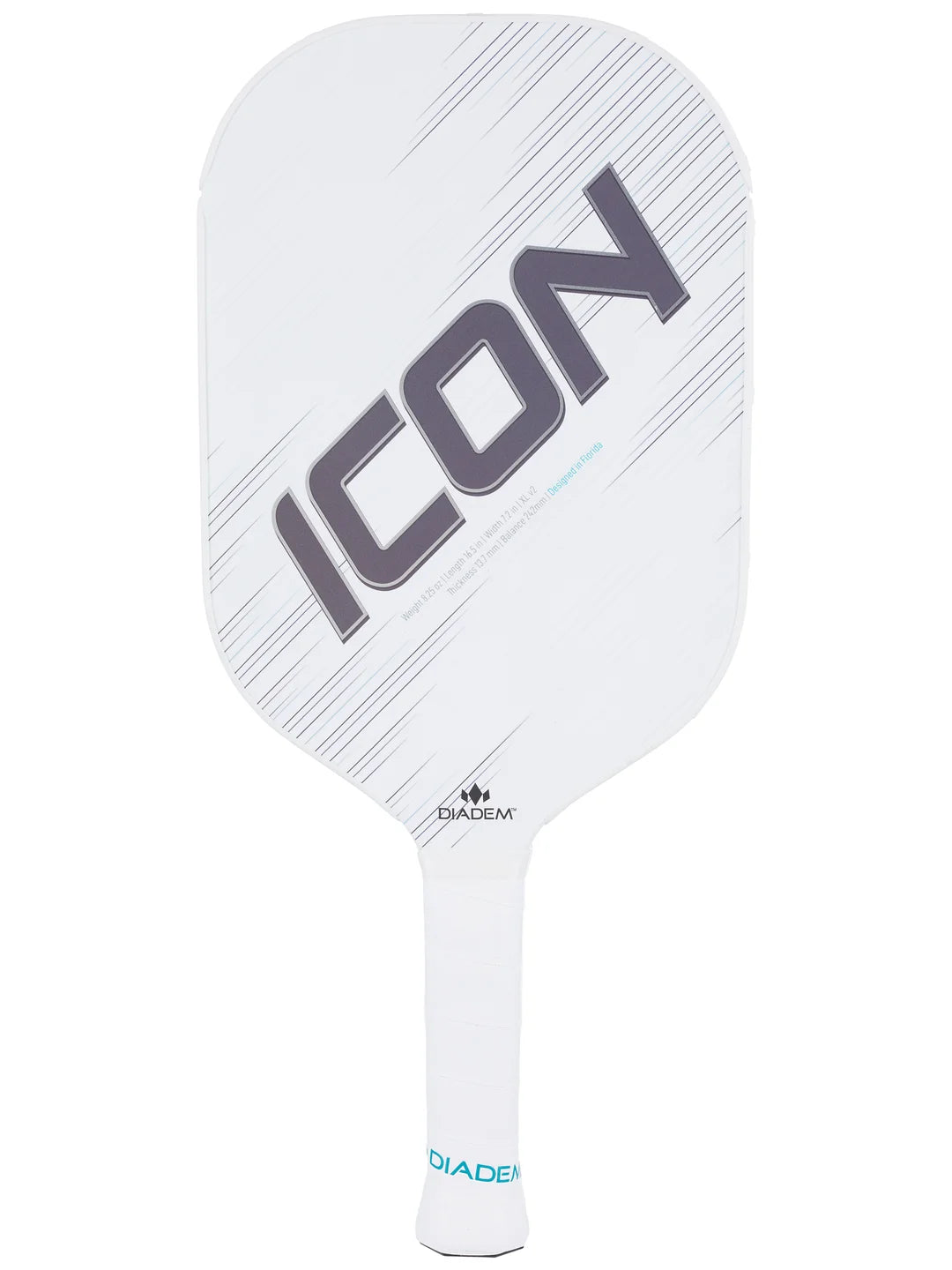 Diadem Icon V2 XL Pickleball Paddle - Premium Carbon Fiber Paddle for Advanced Players - Perfect for Competitive Tournaments & Outdoor Play