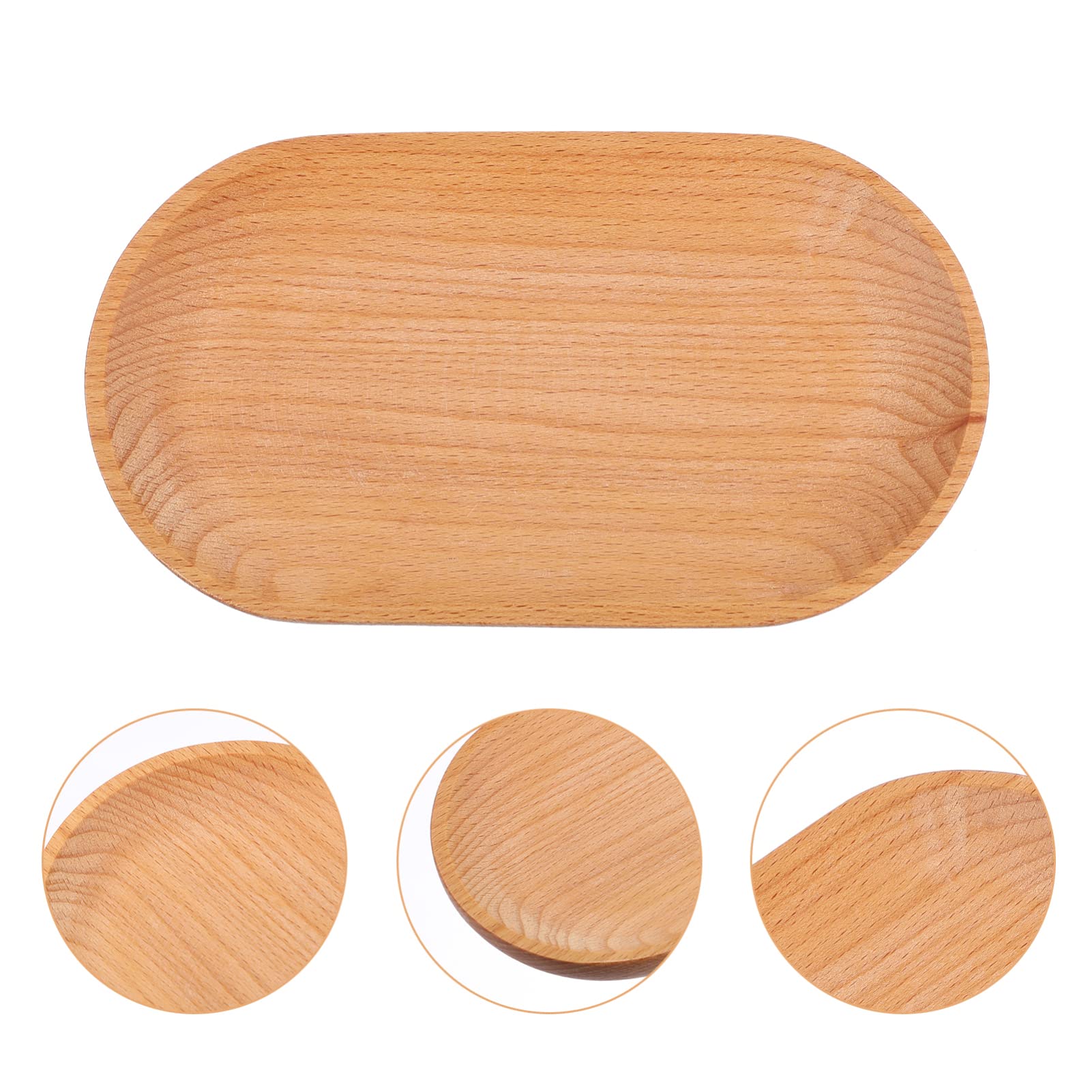 Acacia Wood Serving Tray for Cheese, Snacks & Desserts - Party & Home Decor