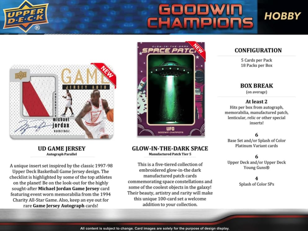 2023 Goodwin Champions Baseball Trading Cards Hobby Box - 18 Packs (5 Cards Each) | Collectible Sports Cards for Trading & Investment | Perfect for Card Collectors, Fantasy Sports Fans & Gift Giving